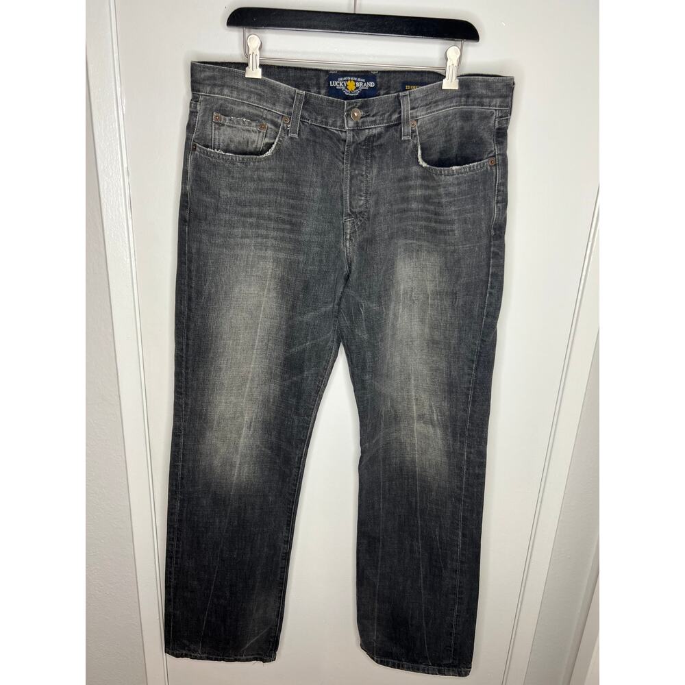 Lucky Brand Men's 221 Original Straight Button-Fly Jeans Grey~ Size 34x32 tagged